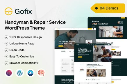 Handyman & Repair Woocommerce Theme