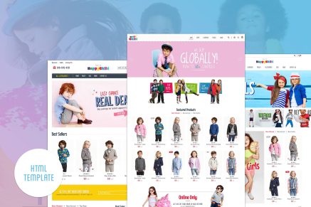 HappyChild | Multi Store Responsive HTML Template