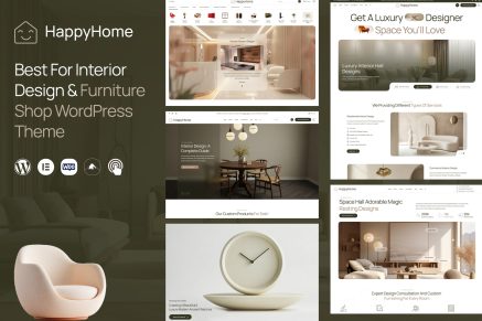 Happyhome – Interior Design WordPress Theme