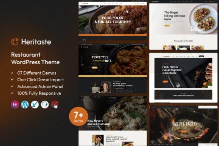 Heritaste – Restaurant WordPress Theme