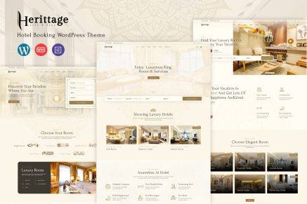 Herittage – Hotel Booking WordPress Theme