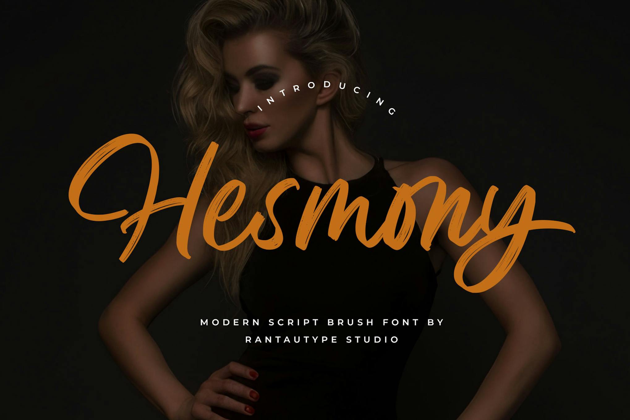 Hesmony Modern Brush Script Font