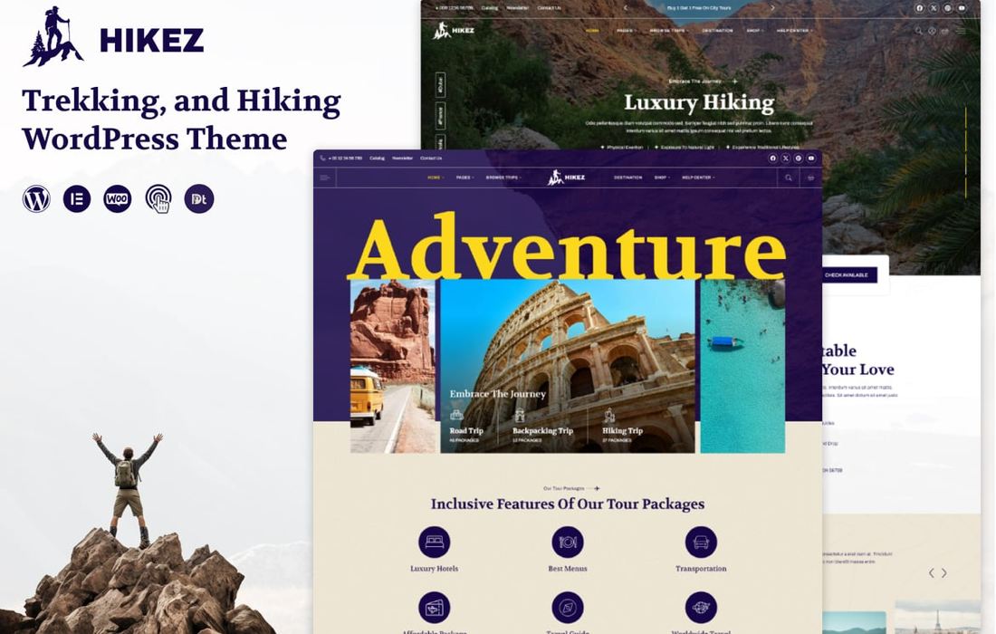 Hikez – Adventure Travel WordPress Theme
