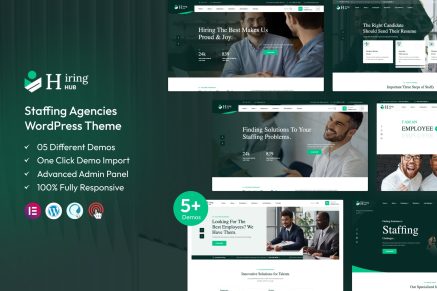 Hiring Hub – Staffing Agencies WordPress Theme