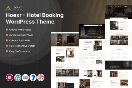 Hoexr – Hotel Booking WordPress Theme