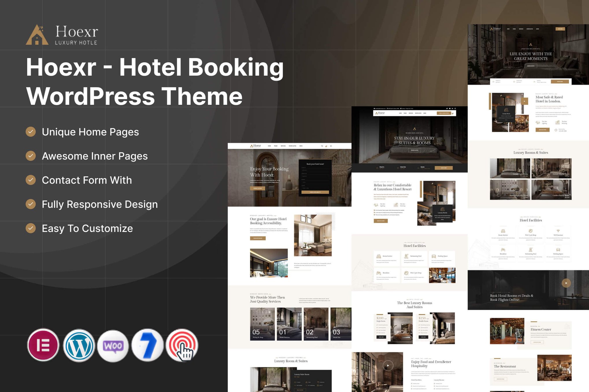 Hoexr – Hotel Booking WordPress Theme