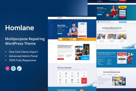 Homlane – Multipurpose Servicing WordPress Theme