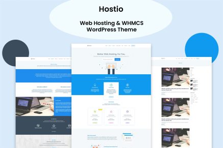 Hostio Web Hosting & WHMCS WordPress Theme