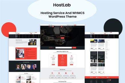 HostLab – Hosting Service And WHMCS WordPress