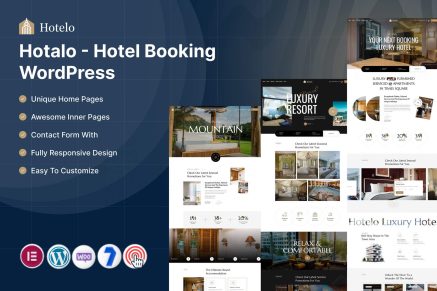 Hotalo – Hotel Booking WordPress