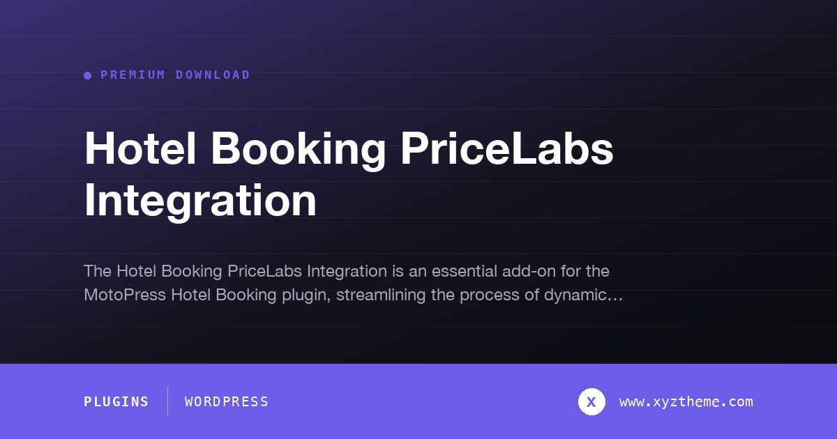 Hotel Booking PriceLabs Integration