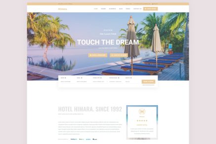 Hotel Himara – Hotel Booking Template