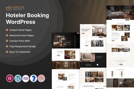 Hoteler Booking WordPress