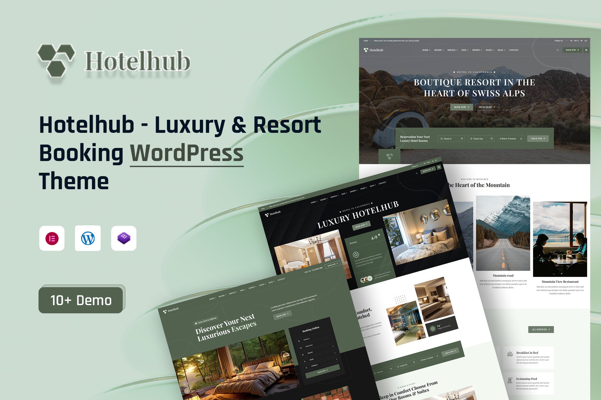 Hotelhub – Luxury & Resort Booking WordPress Theme