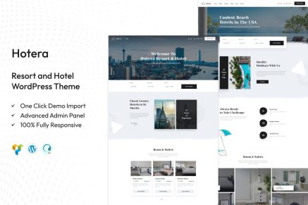 Hotera : Resort and Hotel WordPress Theme
