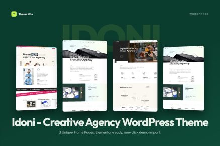 Idoni – Creative Agency WordPress Theme