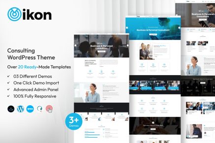 Ikon – Consulting WordPress Theme