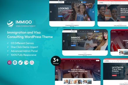 Immigo – immigration and Visa WordPress Theme