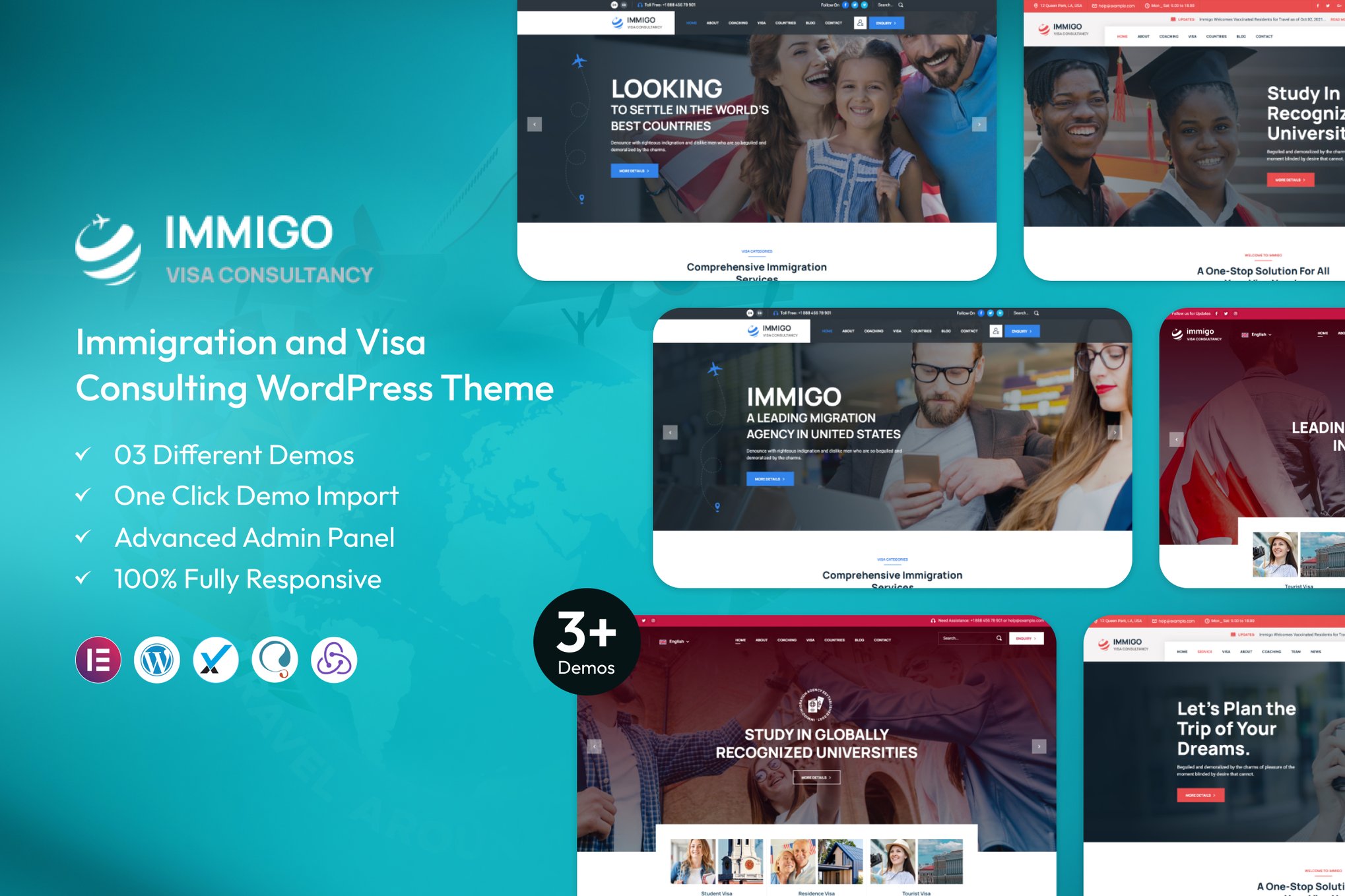 Immigo – immigration and Visa WordPress Theme