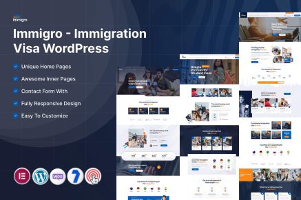 Immigro – Immigration Visa WordPress