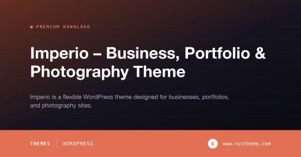 Imperio – Business, Portfolio & Photography Theme