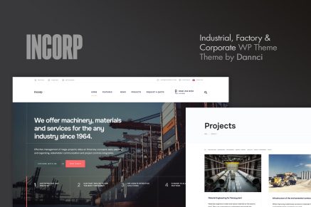 Incorp – Industrial, Factory & Corporate WordPress
