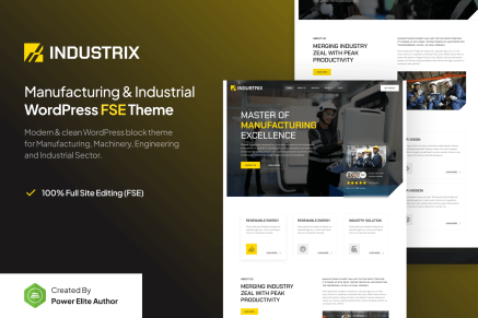 Industrix – Industrial & Manufacturing WP Theme