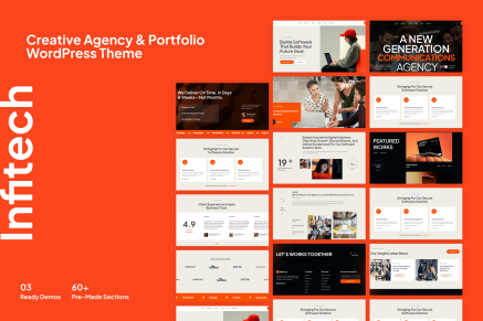 Infitech – Creative Agency & Portfolio WordPress