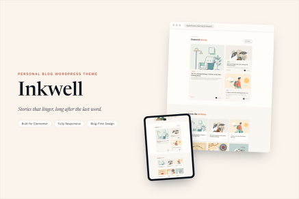 Inkwell – Personal Blog WordPress Theme