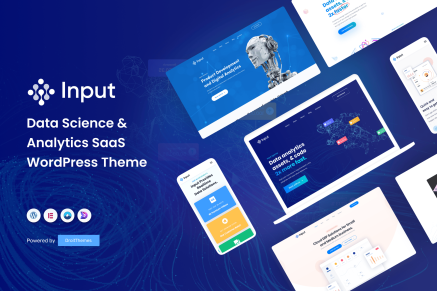 Input – Data Science & SaaS WordPress Theme