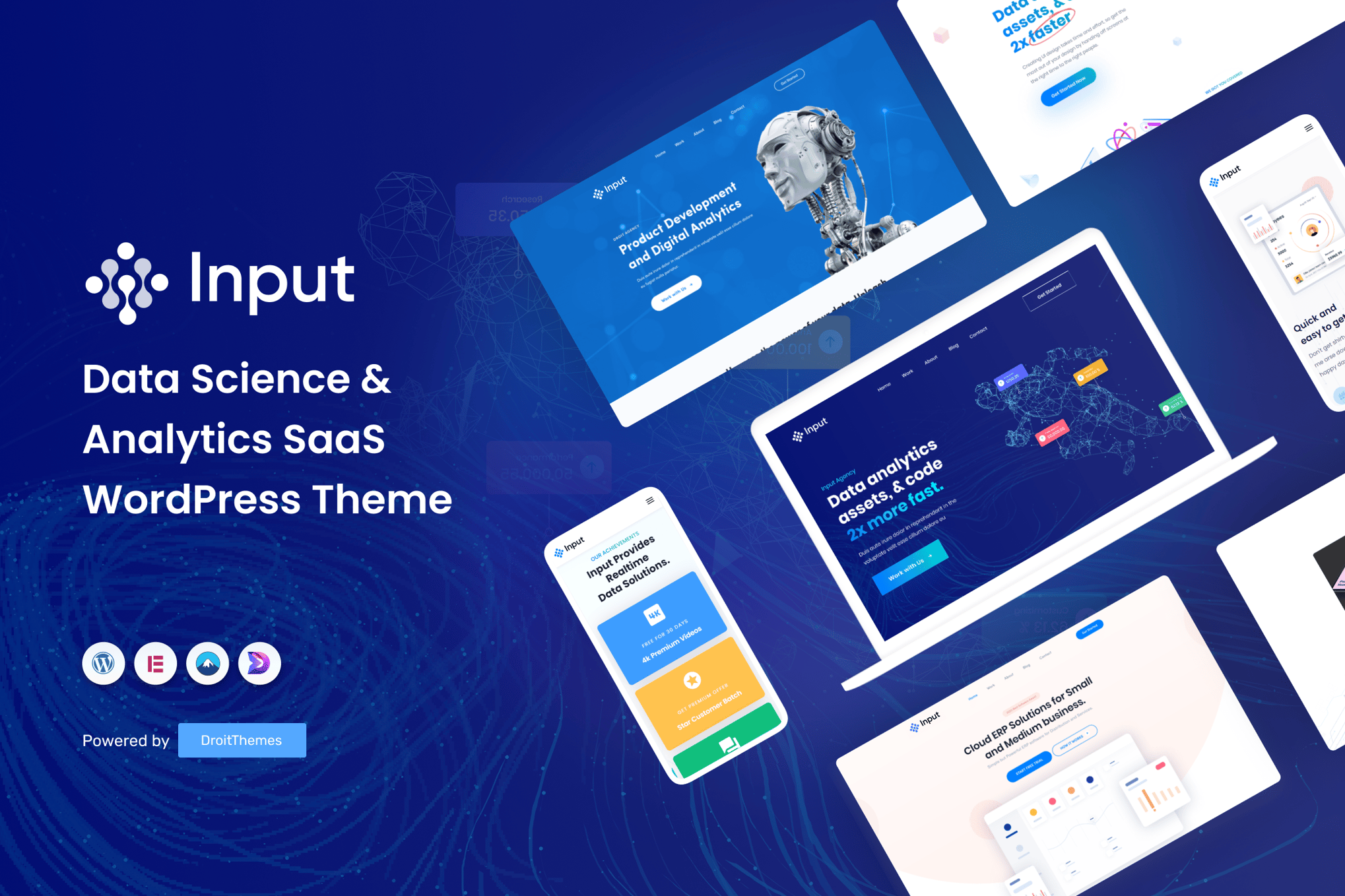 Input – Data Science & SaaS WordPress Theme