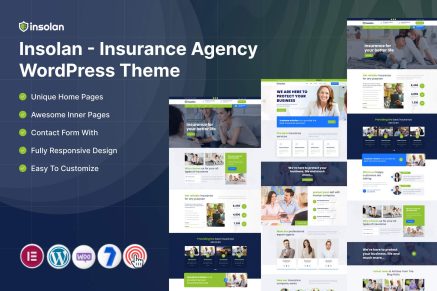Insolan – Insurance Agency WordPress Theme