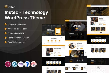 Instec – Technology WordPress Theme