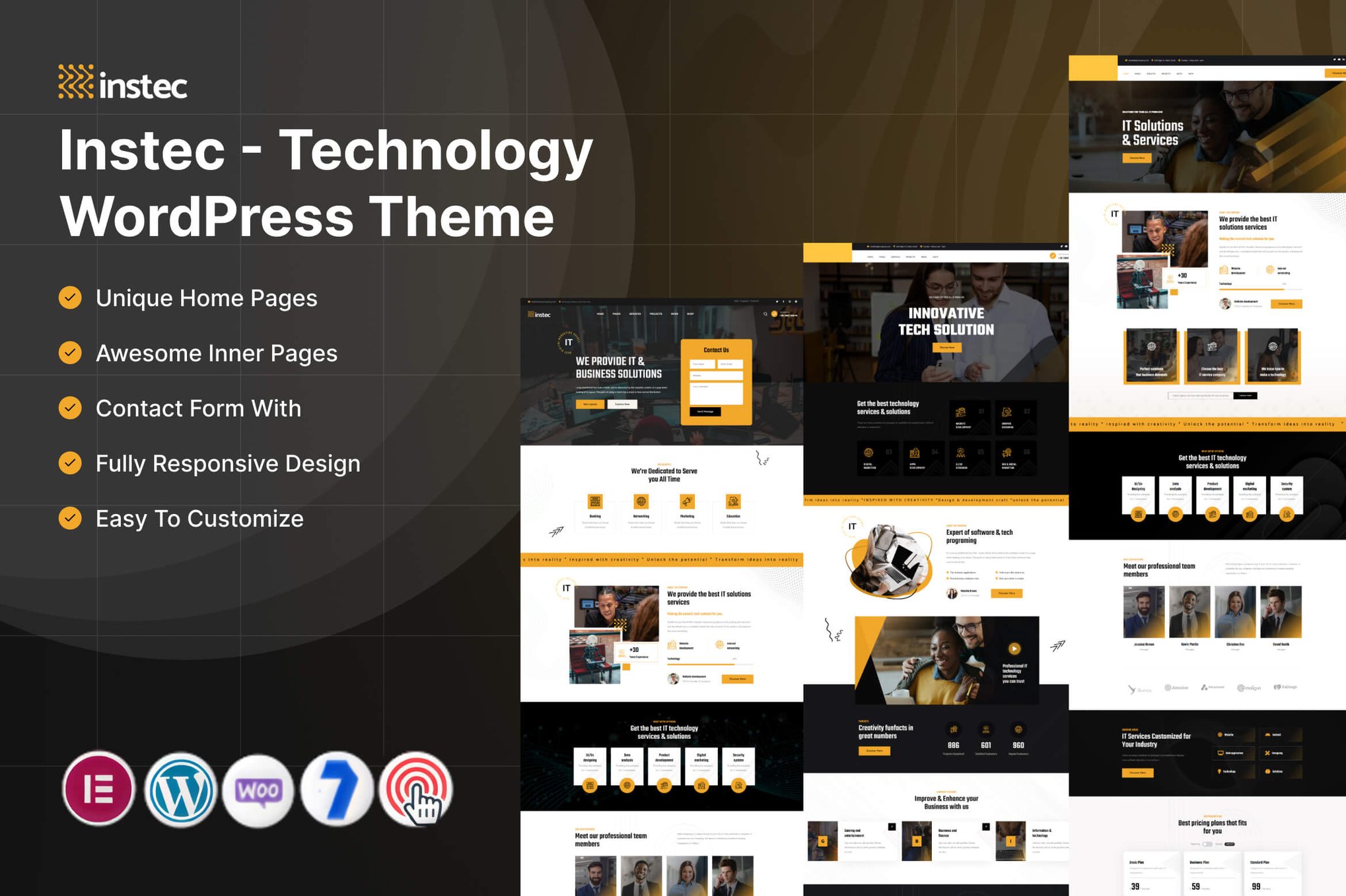 Instec – Technology WordPress Theme