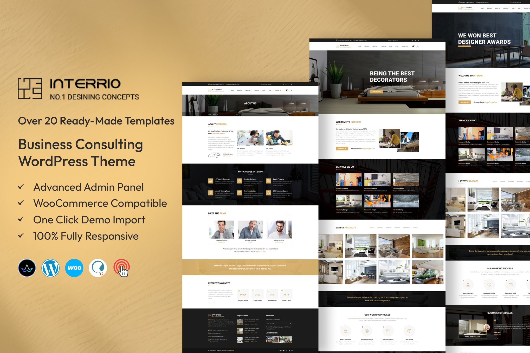 Interrio – WordPress Theme for Architecture