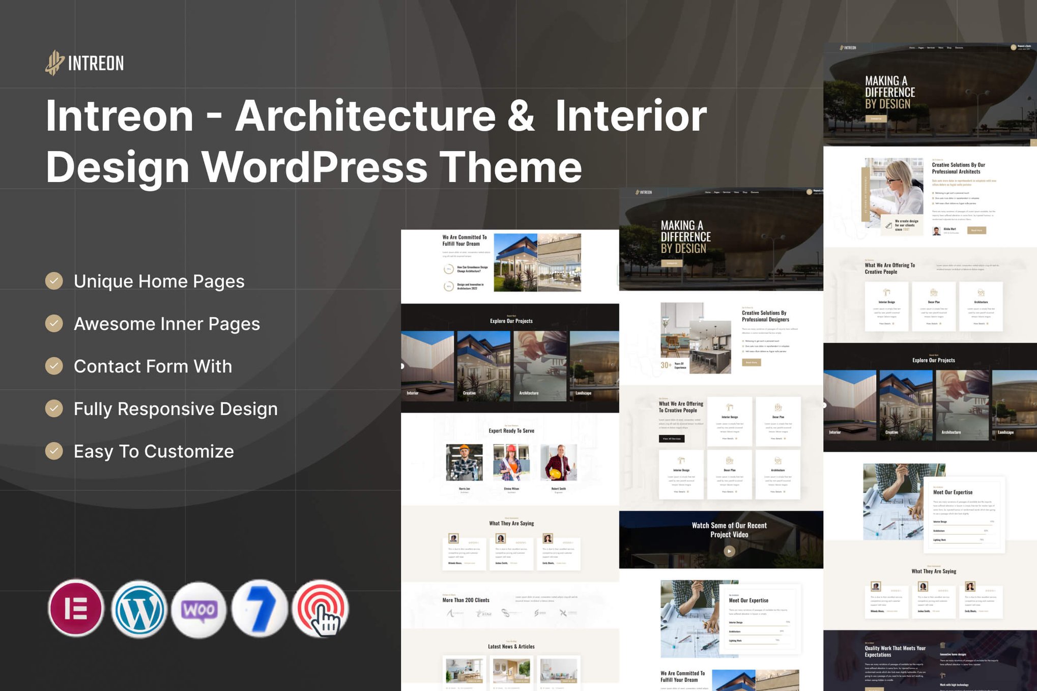 Intreon – Architecture & Interior WordPress Theme