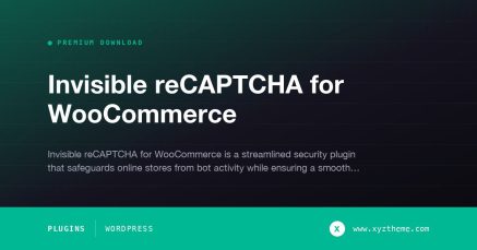 Invisible reCAPTCHA for WooCommerce