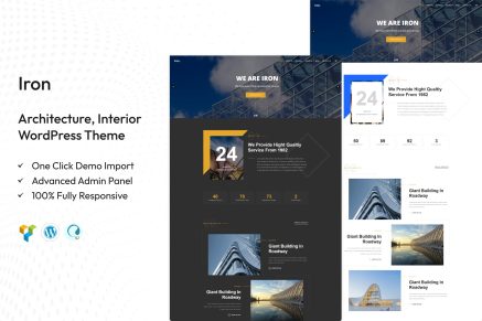 Iron – Architecture, Interior and Design WordPress