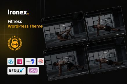Ironex – Fitness WordPress Theme