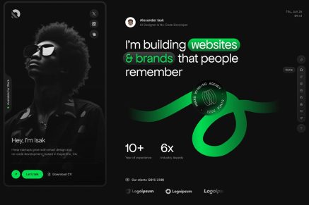 Isak – Resume & Personal Portfolio WordPress Theme