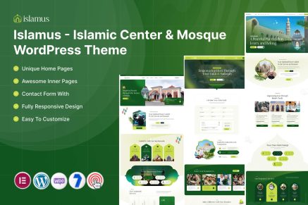 Islamus – Islamic Center & Mosque WordPress Theme