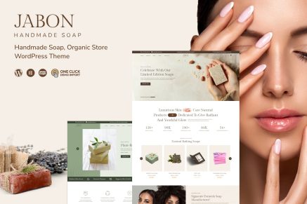 Jabon – Handmade Organic Soap WordPress Theme