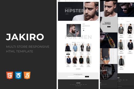 Jakiro | Multi Store Responsive HTML Template