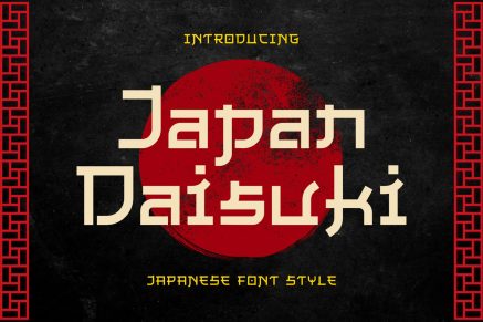Japan Daisuki – Japanese Font Style