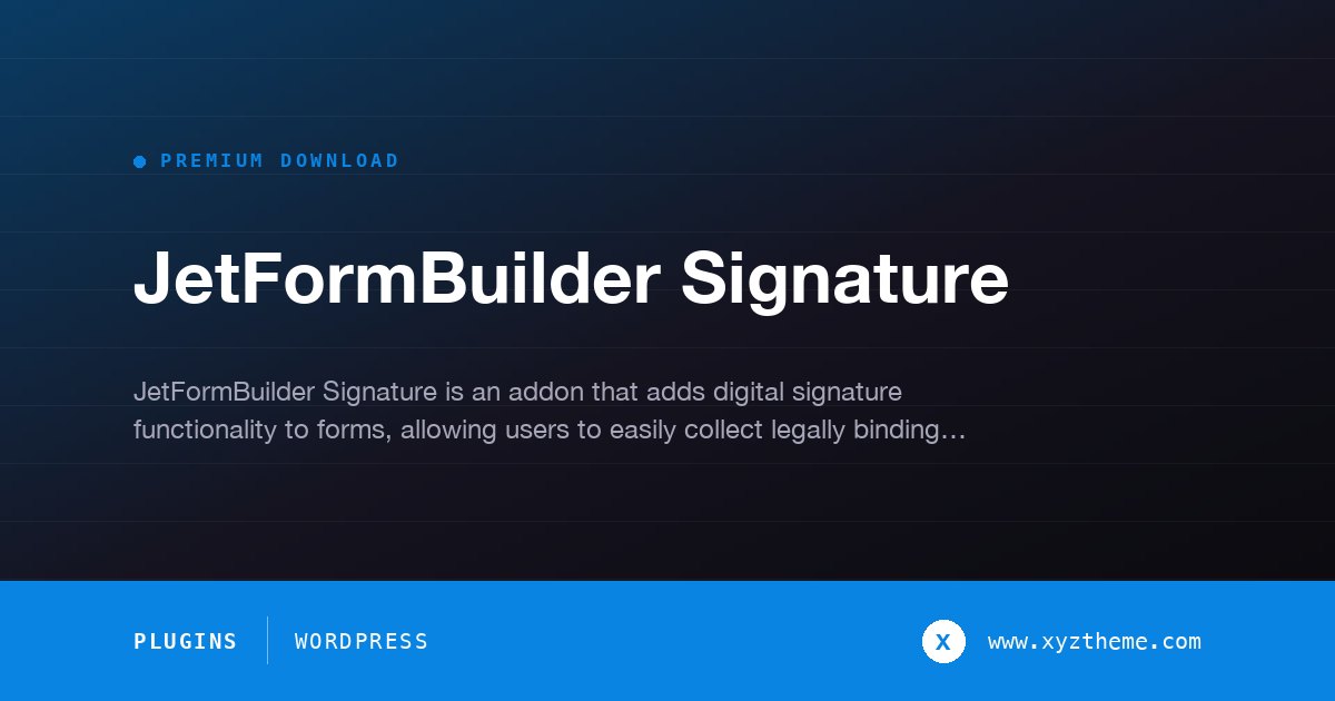JetFormBuilder Signature