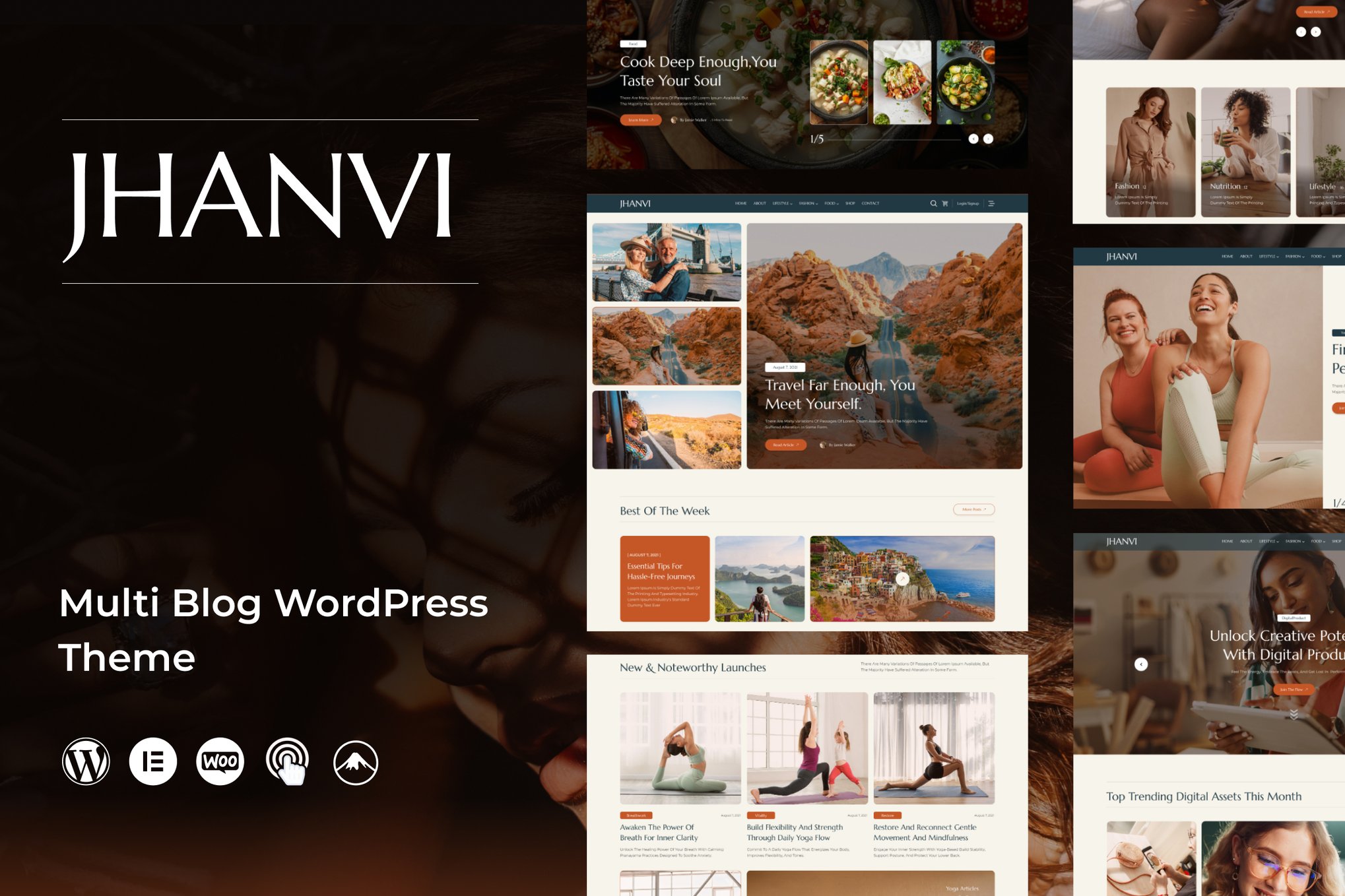 Jhanvi – Blog WordPress Theme