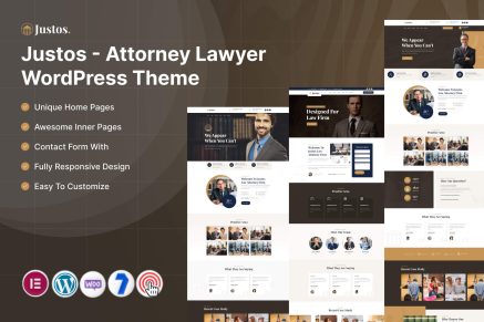 Justos – Attorney Lawyer WordPress Theme