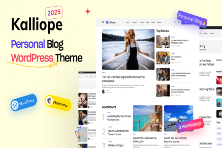 Kalliope – Modern Blog WordPress Theme