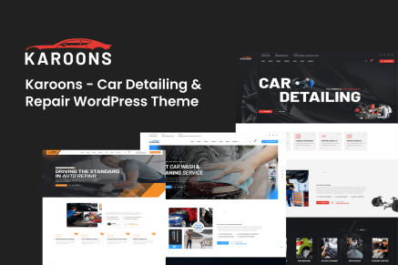 Karoons – Car Detailing & Repair WordPress Theme
