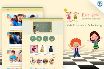 Kids Zone – Children WordPress Theme